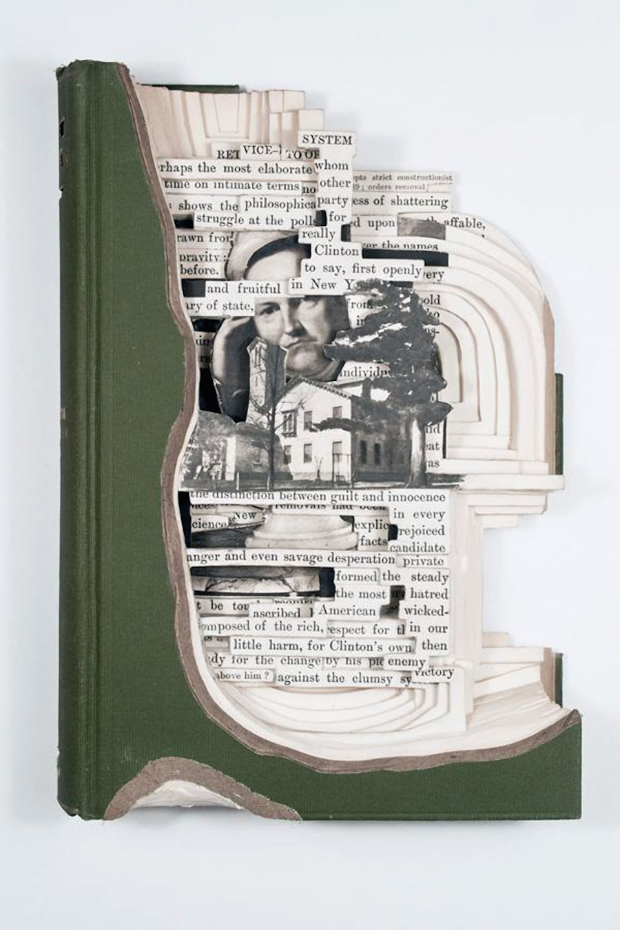 Superb Portrait Book Sculptures by Brian Dettmer-5