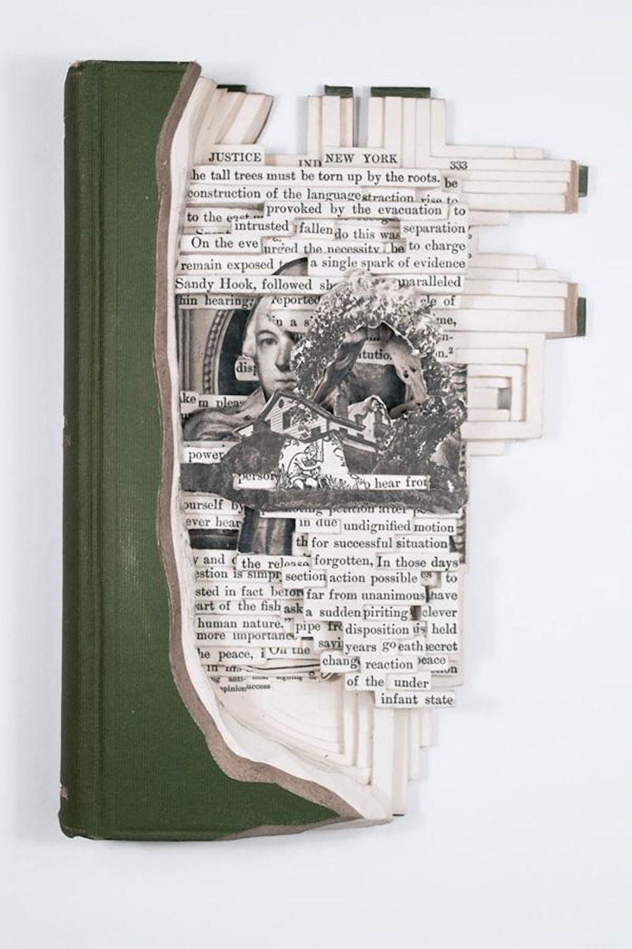 Superb Portrait Book Sculptures by Brian Dettmer-6