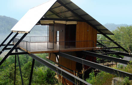 Superb Wooden Three-Leveled Bungalow in Sri Lanka