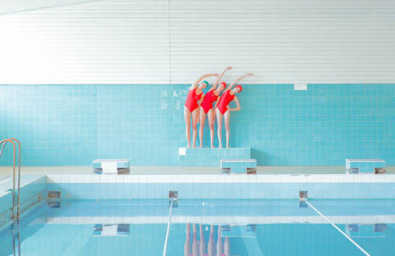 Swimming Trinity Series by Maria Svarbova