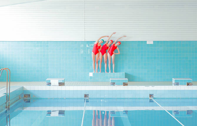 Swimming Trinity Series by Maria Svarbova