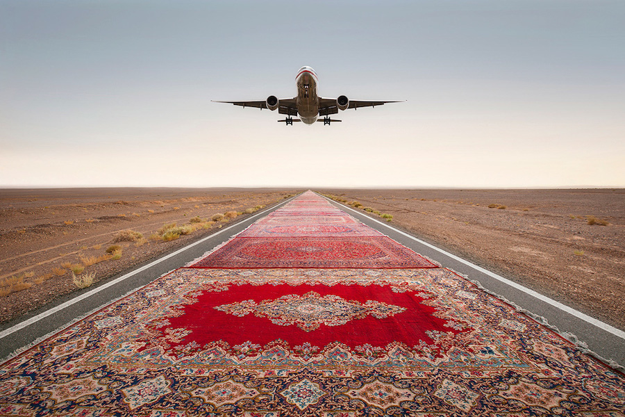 Unexpected Photographs with Persian Carpets-1