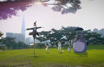 When Studio Ghibli Characters Appear in Real Life