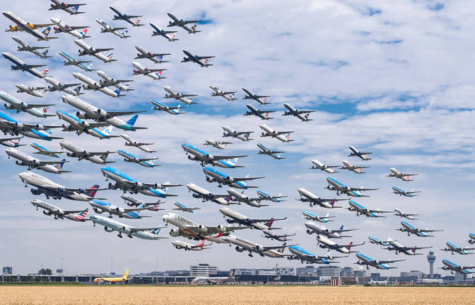 Amazing Photomontages of Planes