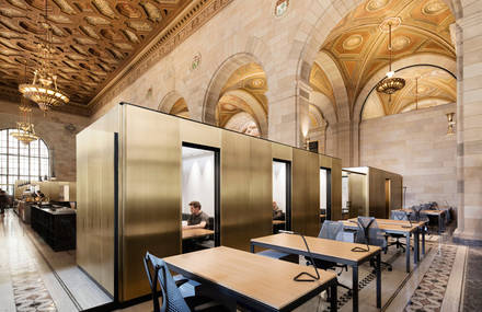 Old Bank turned into Startup Office in Montreal