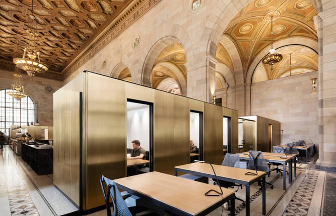 Old Bank turned into Startup Office in Montreal