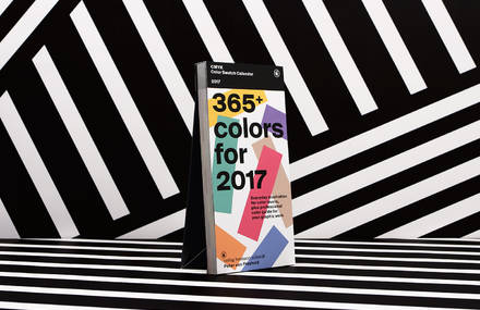 2017 CMYK Color Swatch Calendar