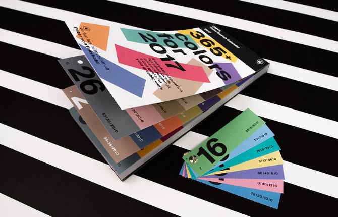 2017 CMYK Color Swatch Calendar