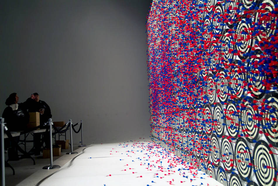 Interactive Dartboard Installation by Jacob Dahlgren Media