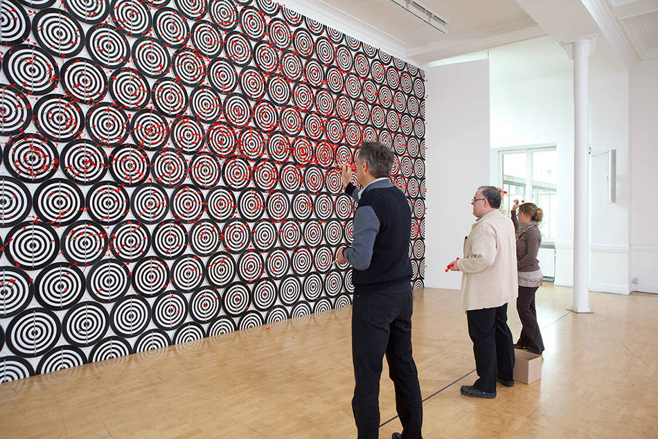 Interactive Dartboard Installation by Jacob Dahlgren Media