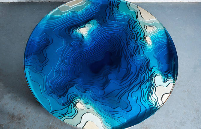 Abyss Horizon Table by Duffy London