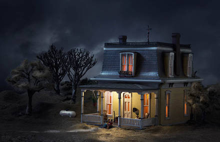 Night-Time Sceneries in Enchanting Dioramas