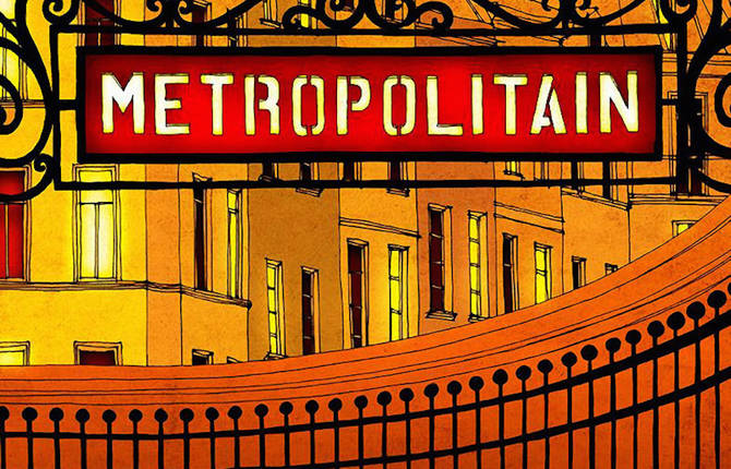 Vibrant Illustrations of the Lights of Paris