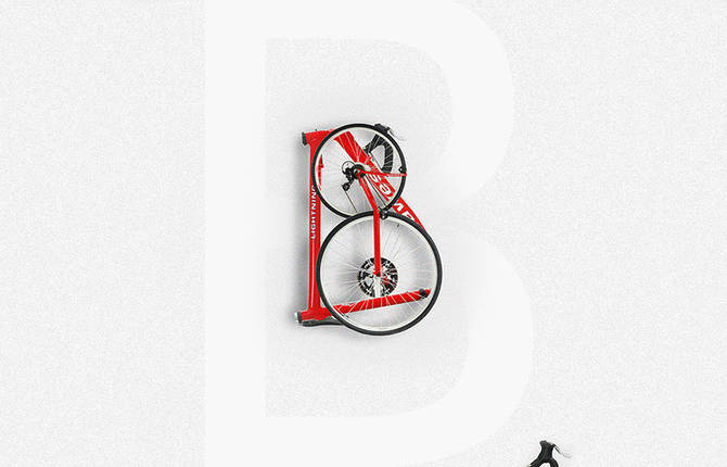Alphabet Letters Created with Objects