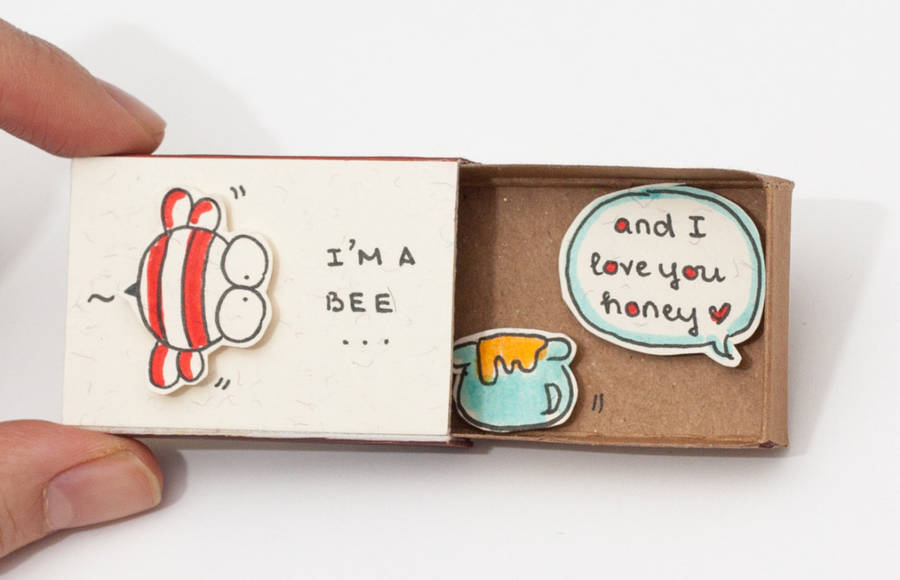Cute Matchboxes to Profess Love