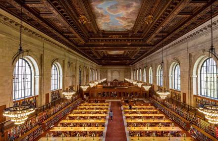Historic New York Reading Room Renovation End in Timelapse