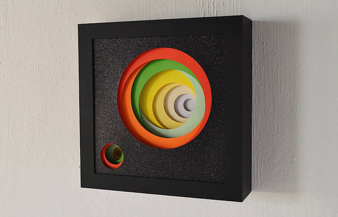 Colorful 3D Paper Art