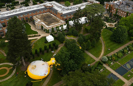 Inflatable Art Pavilion in London