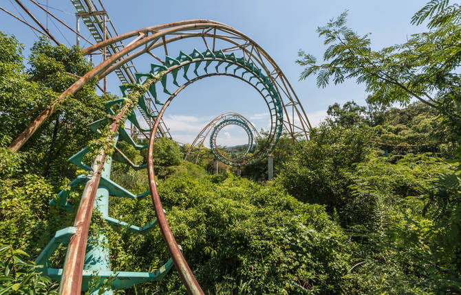 Abandoned Amusement Park Photography