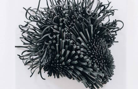 Textured Sculptures Made from Thousands Porcelain Spines