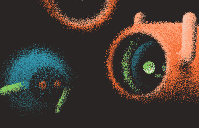 Funny Animated GIFs of Surreal Creatures