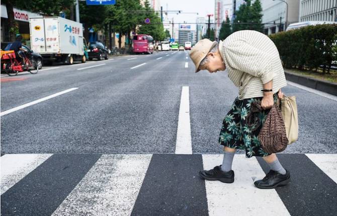 Old People Daily Life in Tokyo