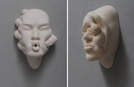 Rubber Porcelain Faces