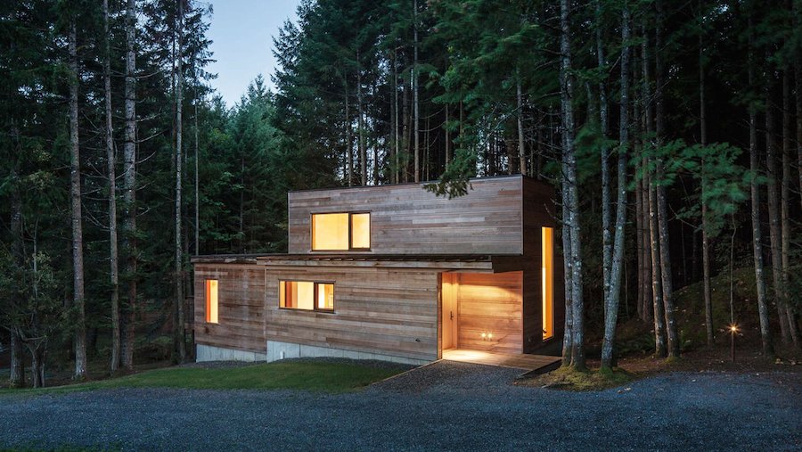 Artist's Wooden Cabin in Canada-0