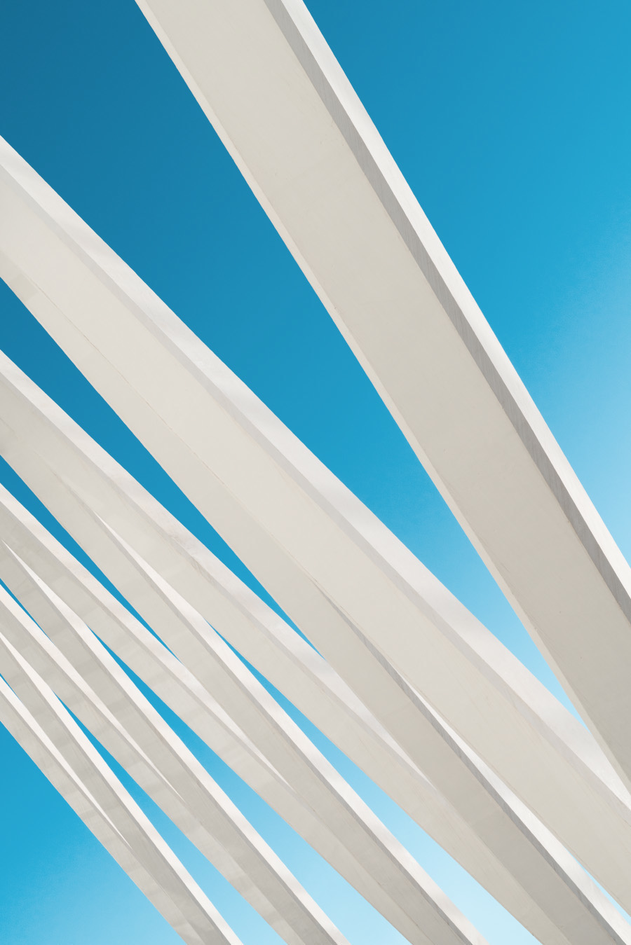 Bewitching White and Sky Blue Architecture Photography-9