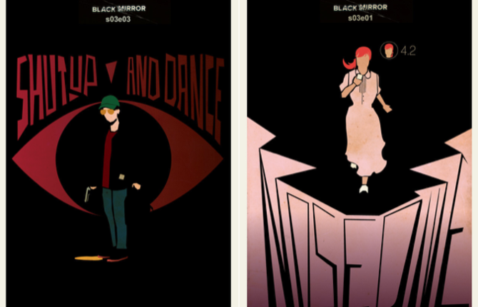 Black Mirror Minimalist Posters