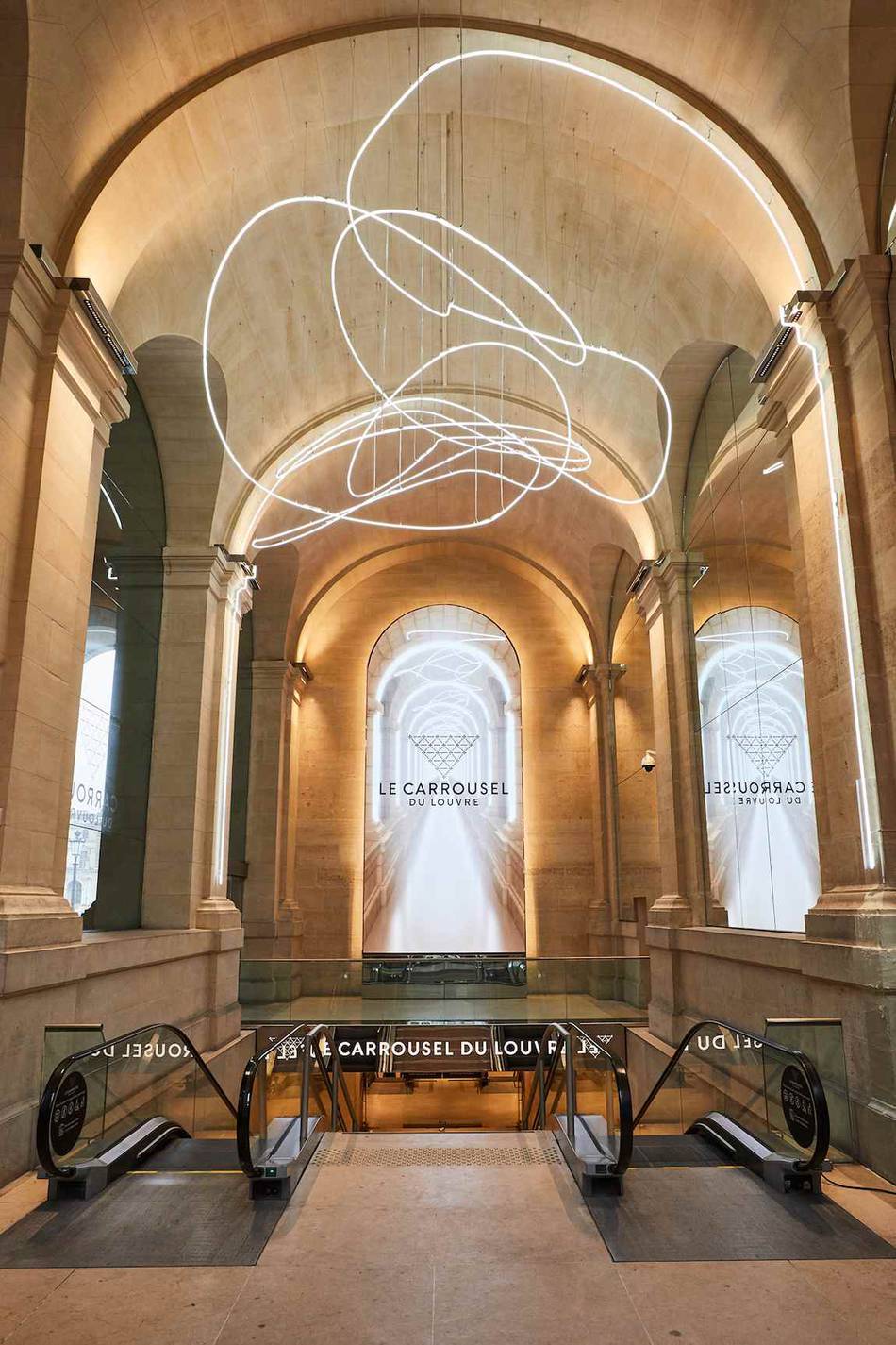 New Paris Louvre Museum Shopping Mall by Wilmotte & Associés Media