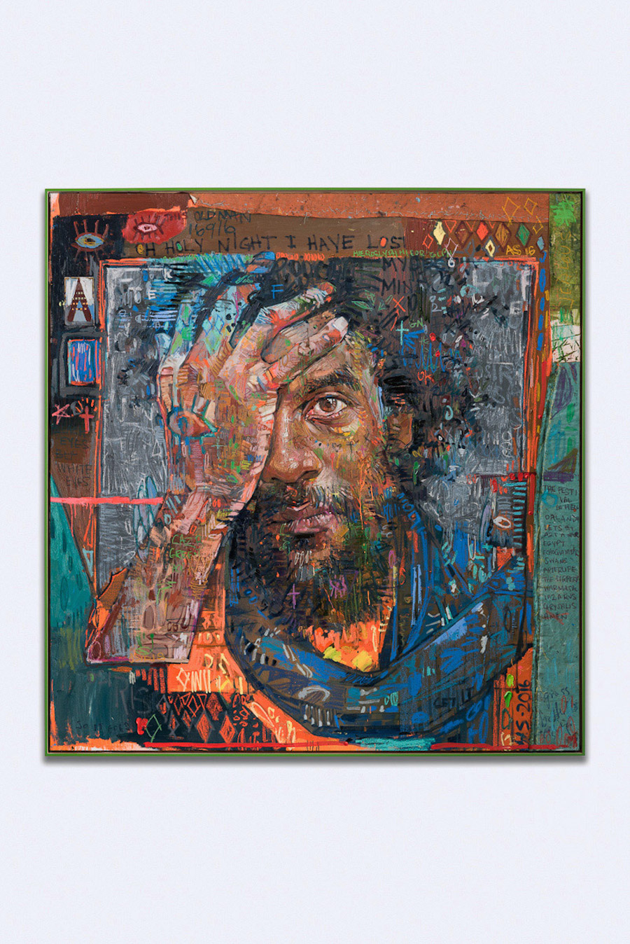 Complex Multicolored Painting Portraits by Andrew Salgado-7
