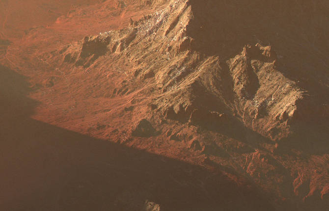 Crazy Mountain Photomontages of Mars