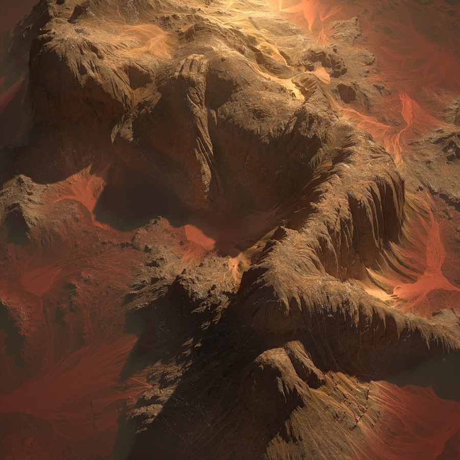 Crazy Mountain Photomontages of Mars-5