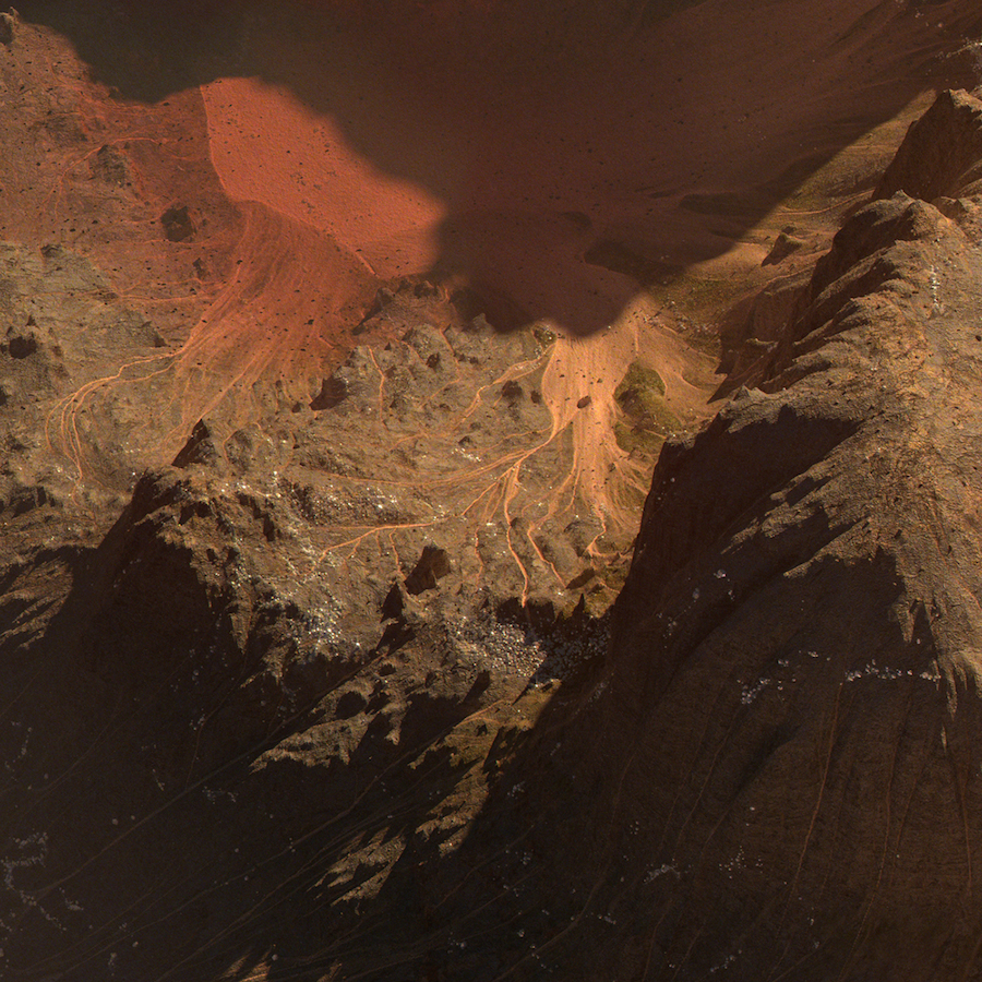 Crazy Mountain Photomontages of Mars-9