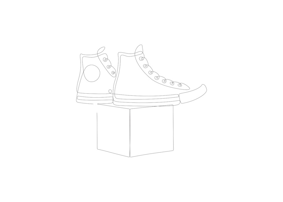 Daily and Pop Culture Objects Drawn with One Line-13