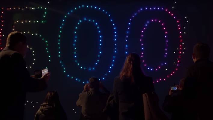 Disney Illuminates Florida’s Sky with 300 Lighted Drones