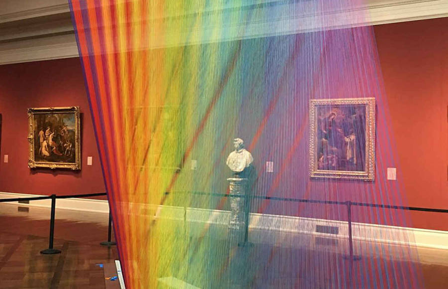 New Rainbow Installation by Gabriel Dawe