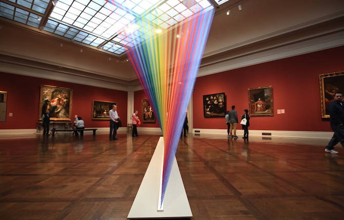 New Rainbow Installation by Gabriel Dawe