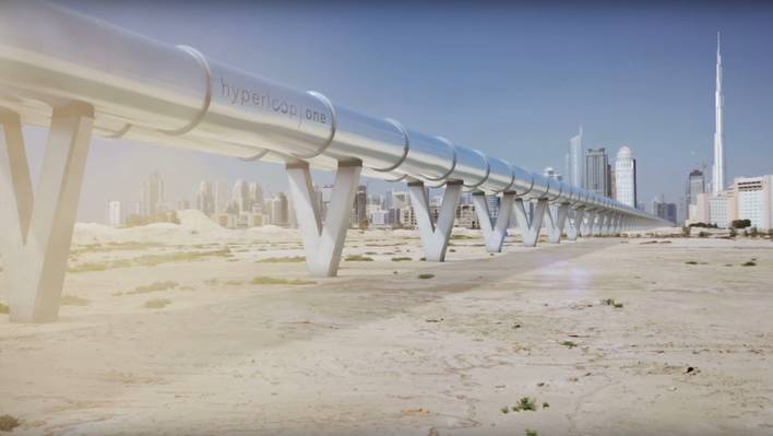 Hyperloop One system : The Future of Mobility