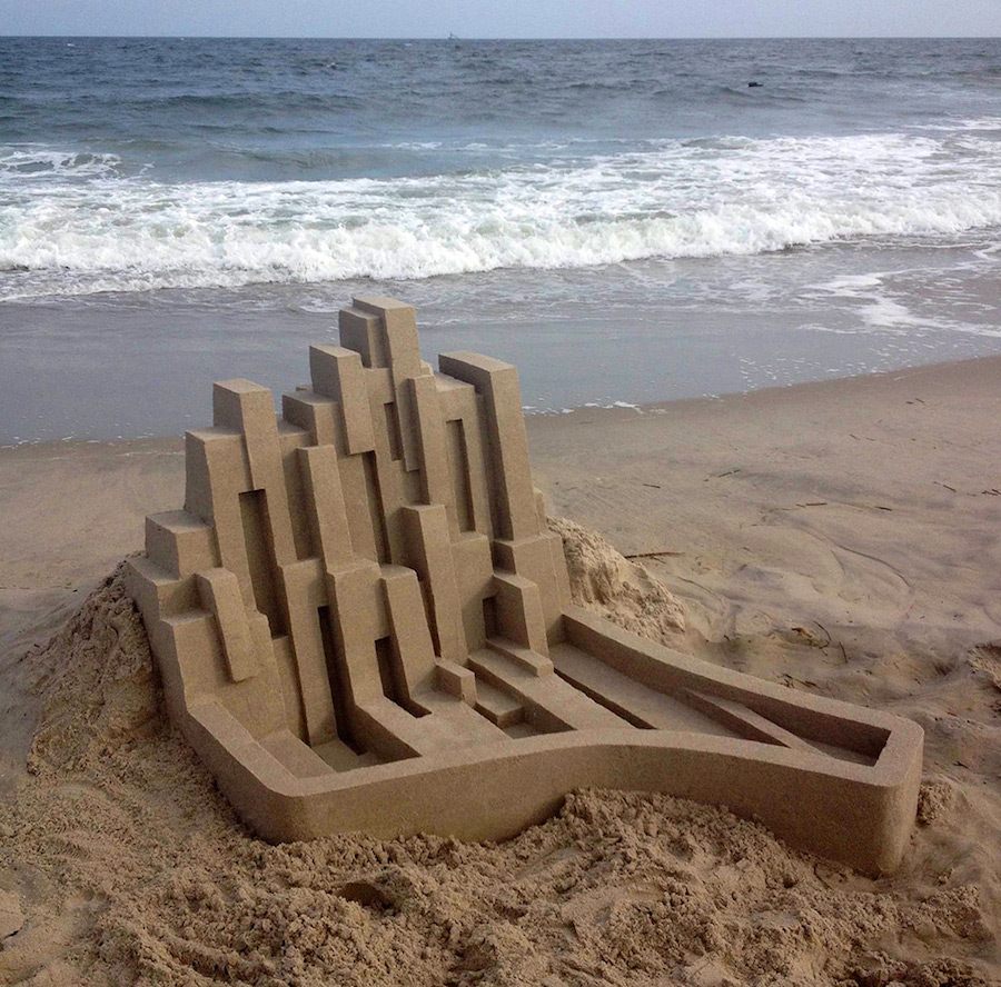 Mind-blowing Geometric Sandcastles by Calvin Seibert-3