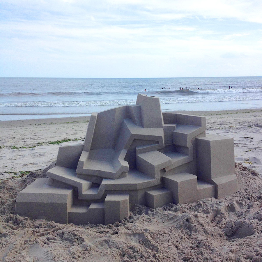 Mind-blowing Geometric Sandcastles by Calvin Seibert-5