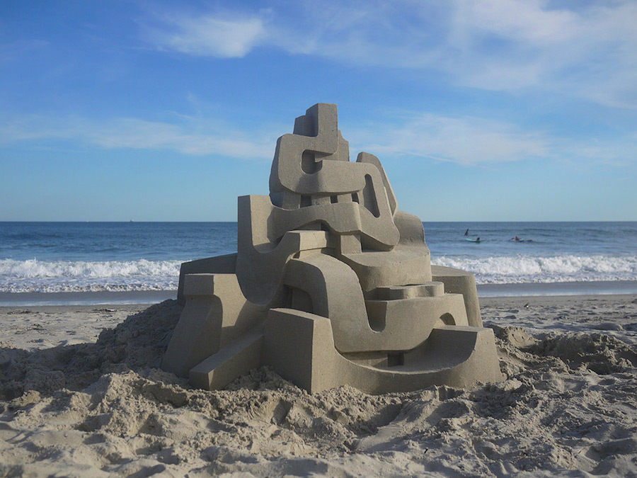 Mind-blowing Geometric Sandcastles by Calvin Seibert-8