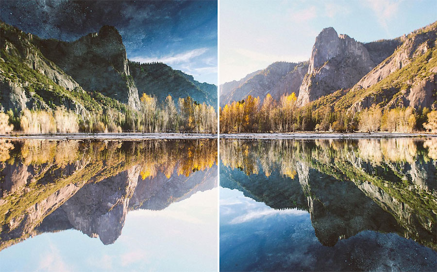 Mind-blowing Upside Down Picture of Yosemite National Park-1
