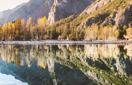 Mind-blowing Upside Down Picture of Yosemite National Park