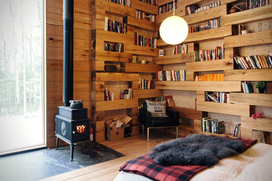 Minimalist Norwegian Wooden Cabin in New York-4