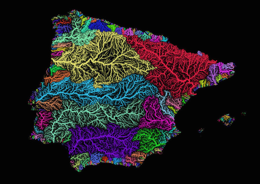 Multicolored Aerial Shots of Rivers From All Around the World-3