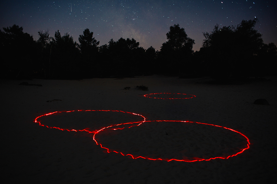 Mysterious Red Lights Installations in Spain-12