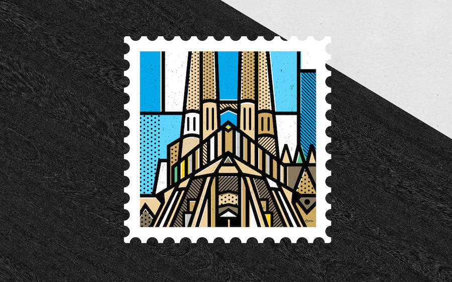 Nice Collection of Stamps From All Around the World-10