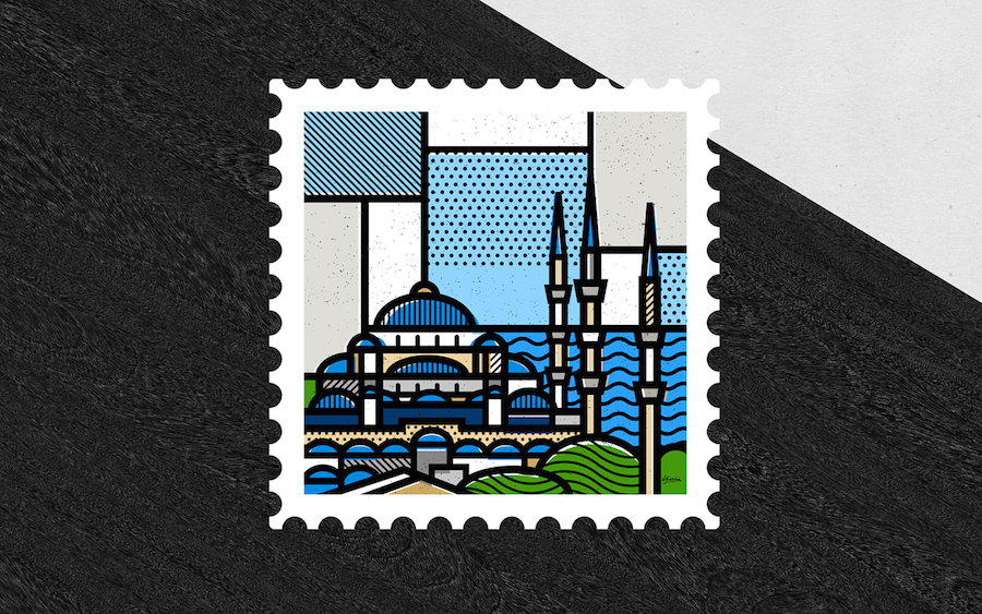 Nice Collection of Stamps From All Around the World-12
